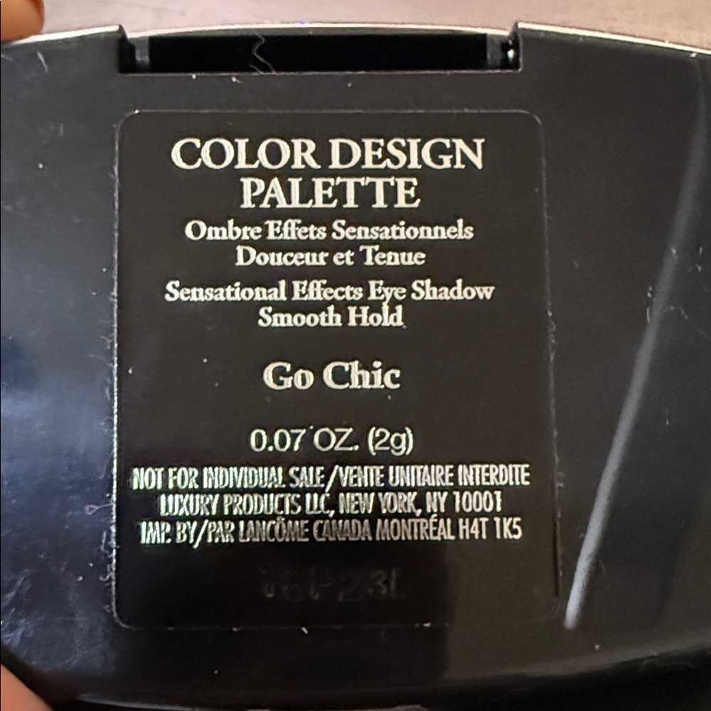 Lancome Eyeshadow Palette with Gold and Brown Hues Go Chic (M1) - Picture 4 of 4